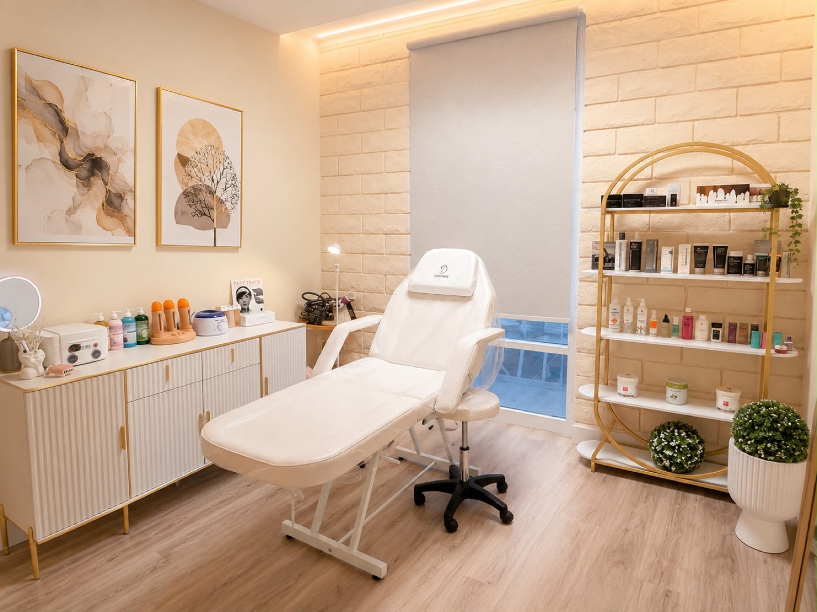 Aesthetics treatment room