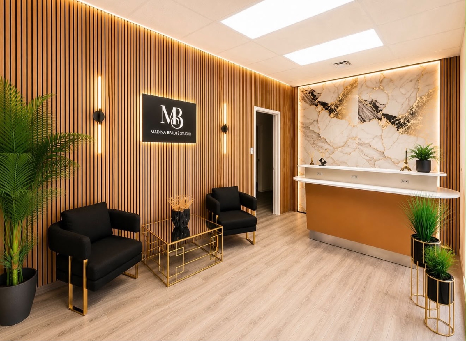 Reception at Madína Beauté Studío